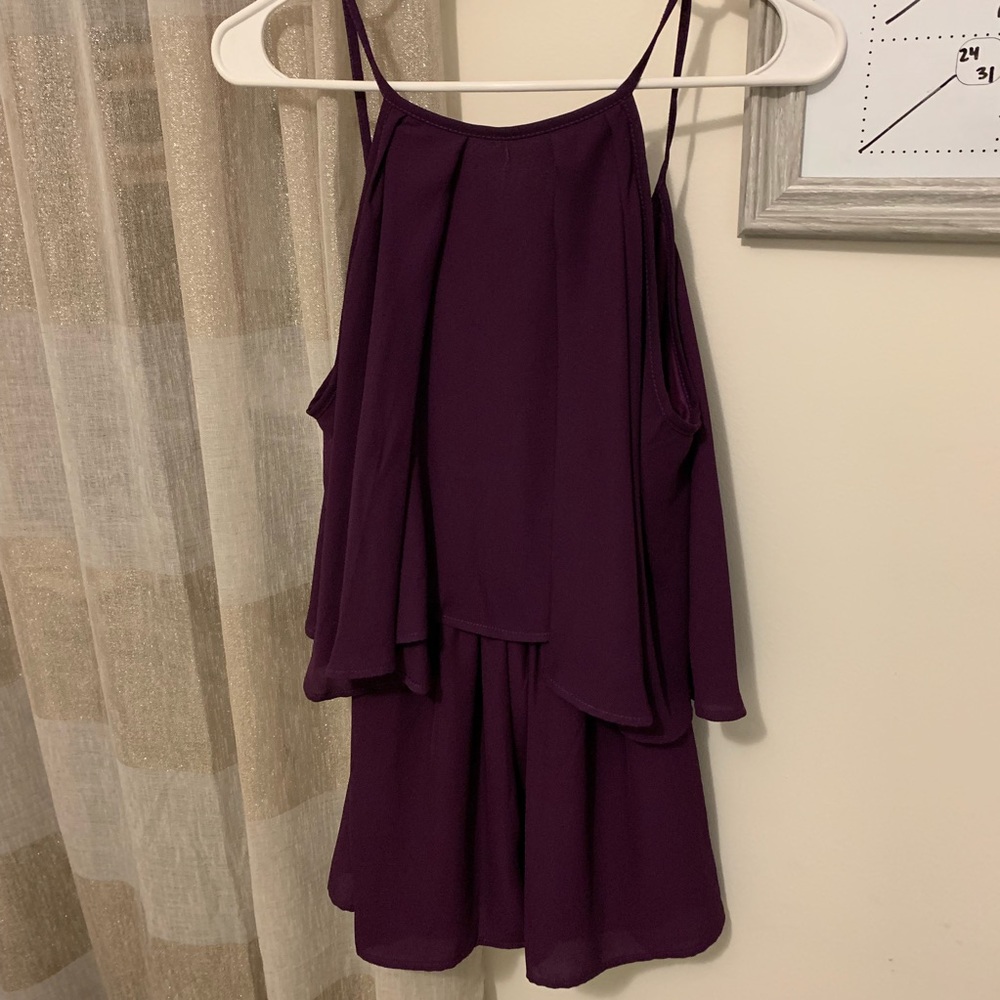 Purple romper